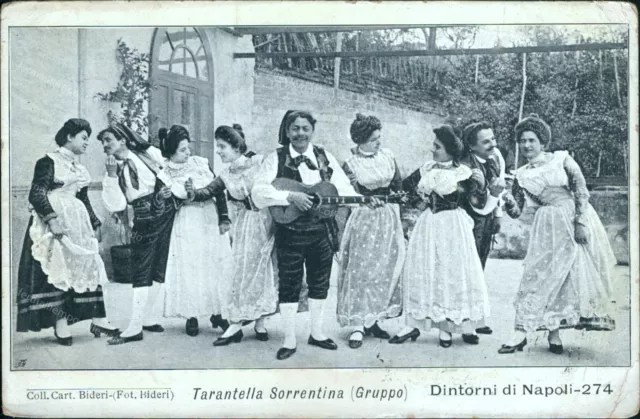 dancing tarantella in sorrento