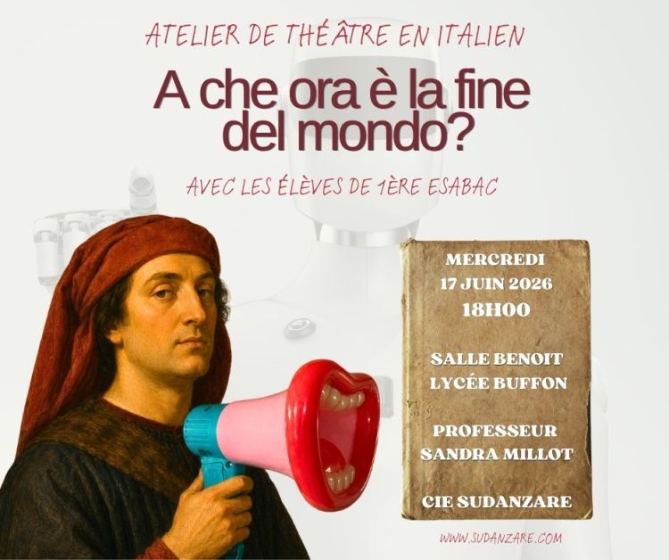 Locandina spettacolo "A che ora è la fine del mondo"